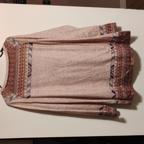 Boho Owl Dreamcatcher Long Sleeve Top – XL Approx – EUC - Picture 3 of 4